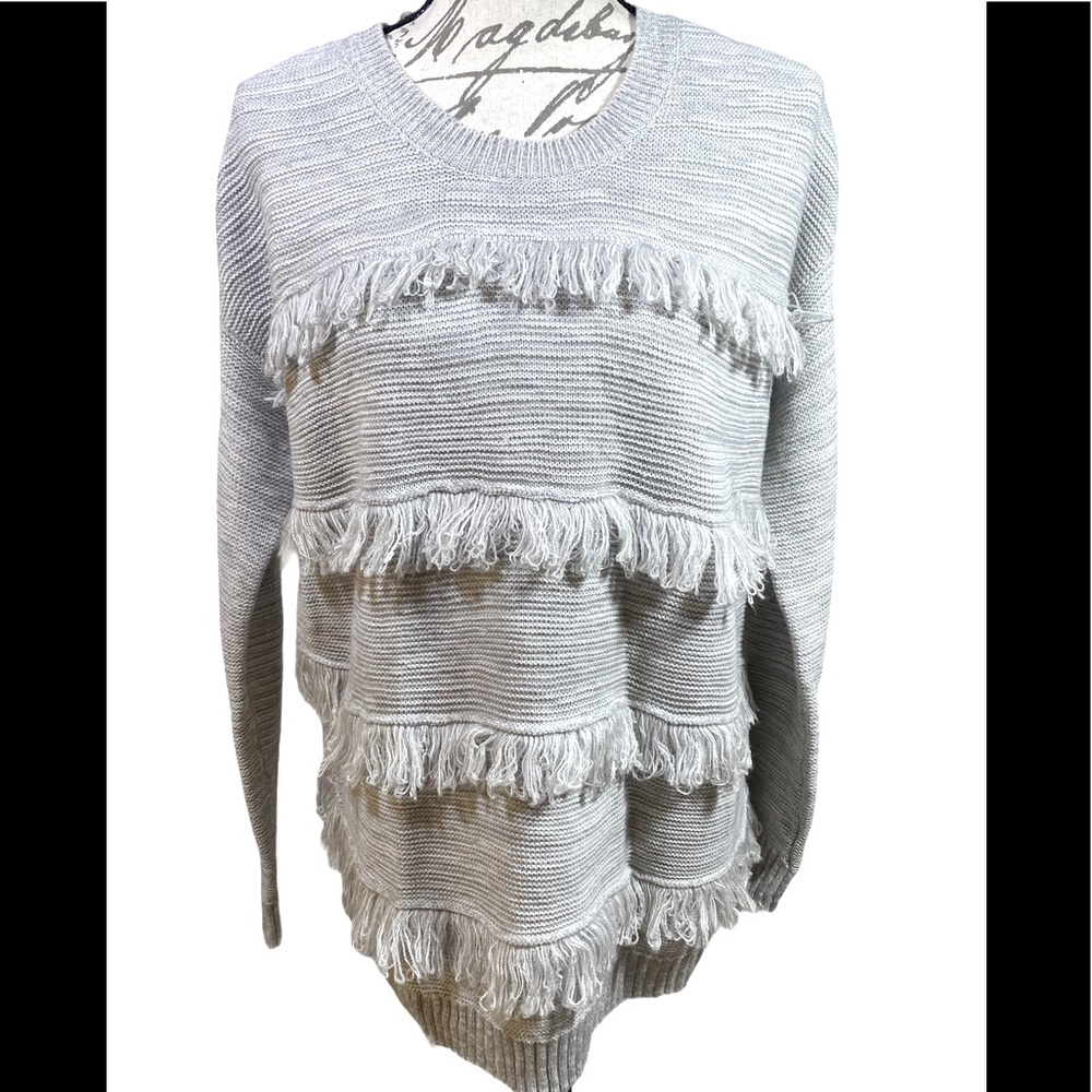 Anthro Sunday In Brooklyn Lyra Fringe Sweater S